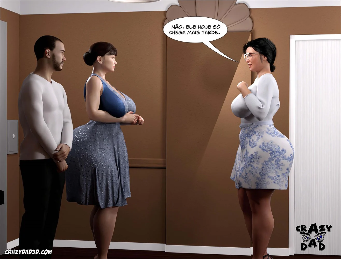 Pecados Carnais da Esposa do Pastor: HQ 3D Explícita de Adultério e Luxúria