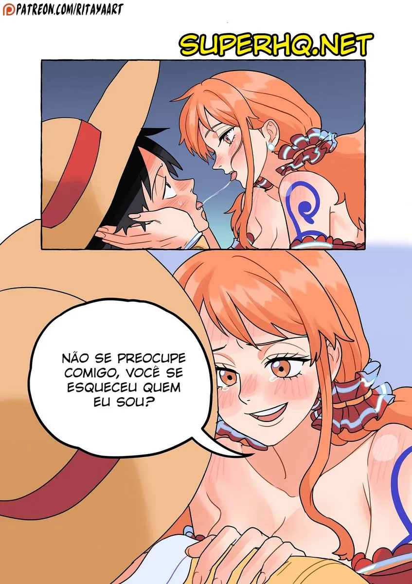 Náufrago Tarado Viola as Piratas Mais Gostosas de One Piece