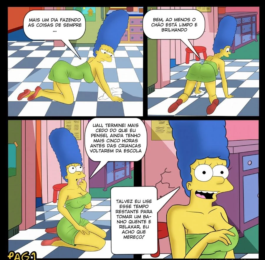 Os Segredos Proibidos dos Simpsons: Quadrinhos Explícitos de Luxúria Desenfreada