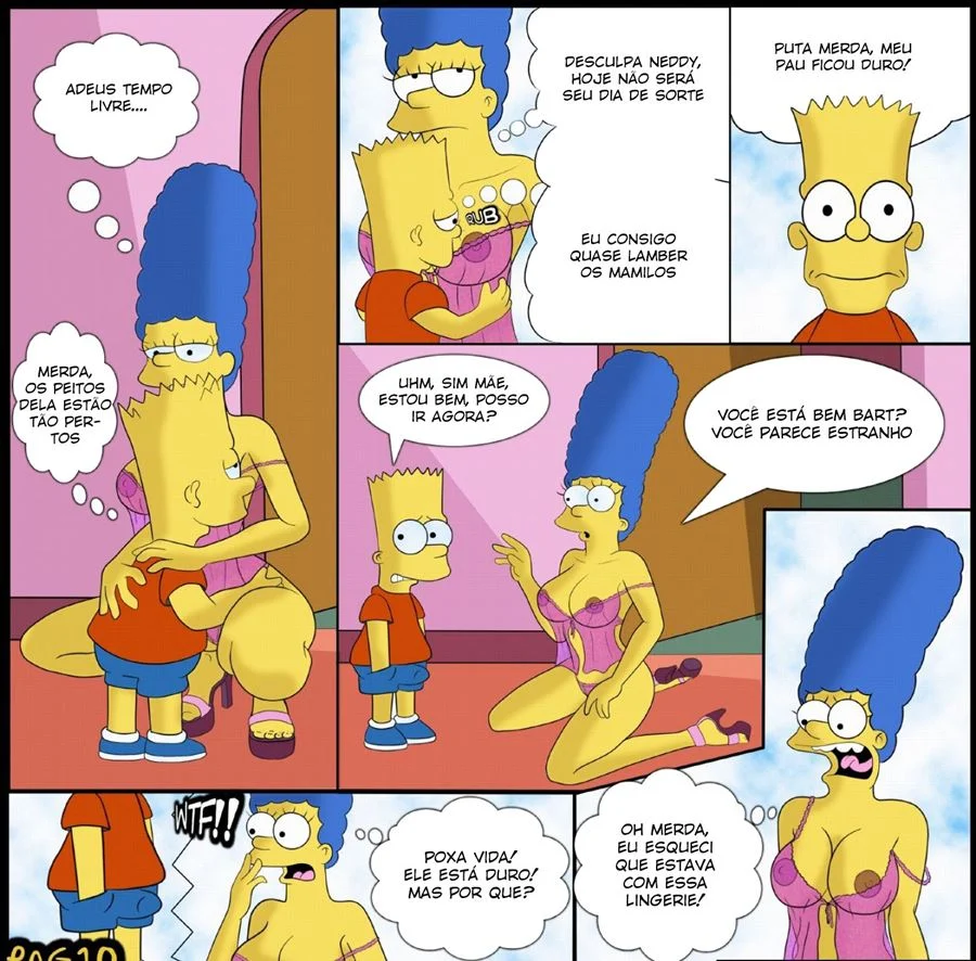 Os Segredos Proibidos dos Simpsons: Quadrinhos Explícitos de Luxúria Desenfreada