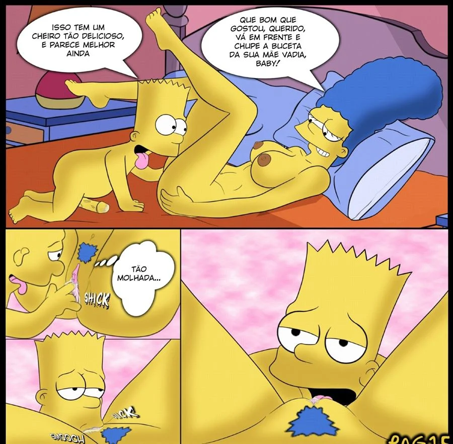 Os Segredos Proibidos dos Simpsons: Quadrinhos Explícitos de Luxúria Desenfreada