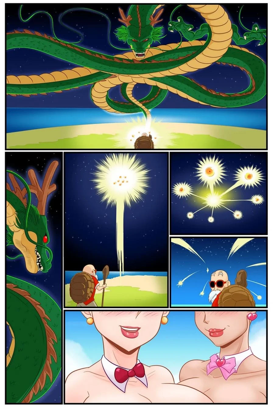 Dragon Ball: Os Desejos Proibidos do Mestre Kame em HQ Adulta Explícita Dragon Ball: Os Desejos Proibidos do Mestre Kame em HQ Adulta Explícita