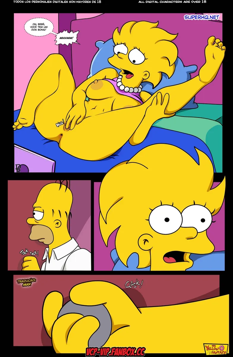 Fantasias Amarelas: A Família Simpson no Estilo Hentai Explícito