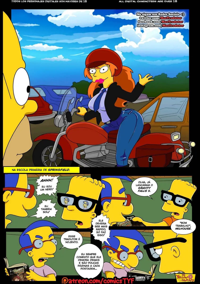 Hentai da Família Radioativa: Safadeza Explícita com Personagens dos Simpsons