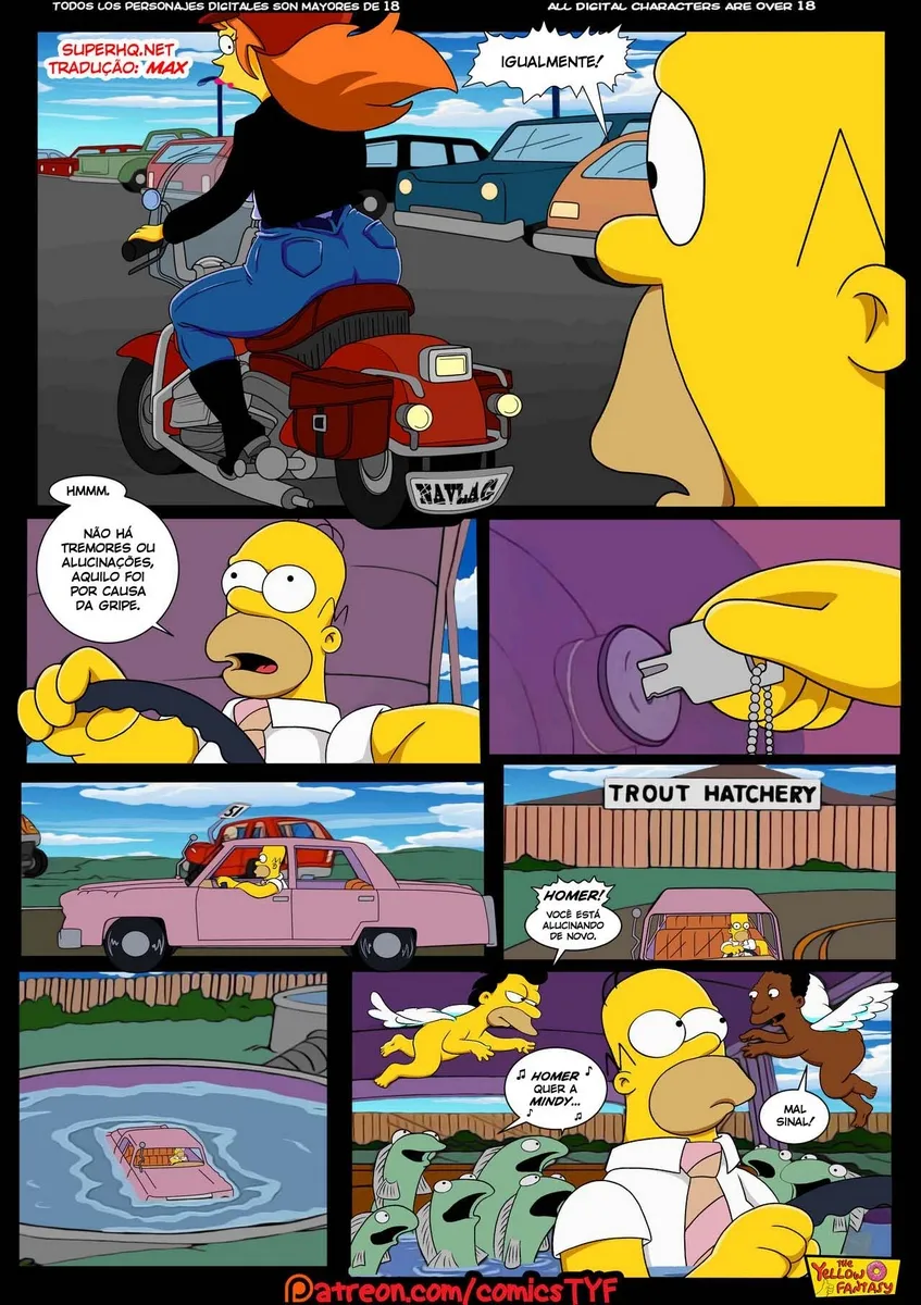 Hentai da Família Radioativa: Safadeza Explícita com Personagens dos Simpsons