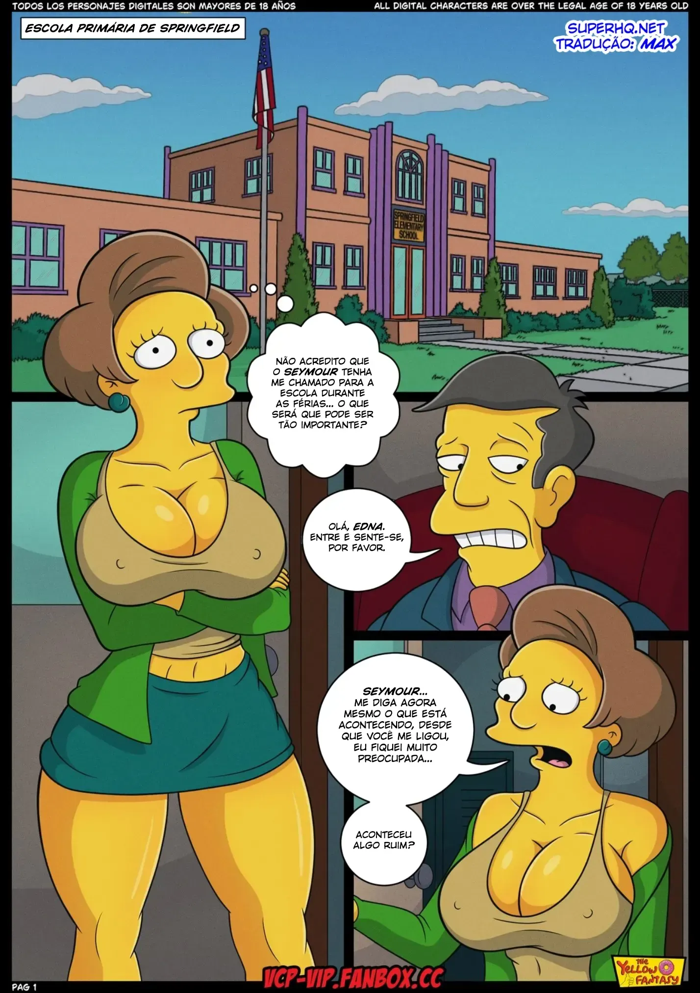 Sua Professora Lisa Simpson Senta na Sua Rola no Meio da Prova