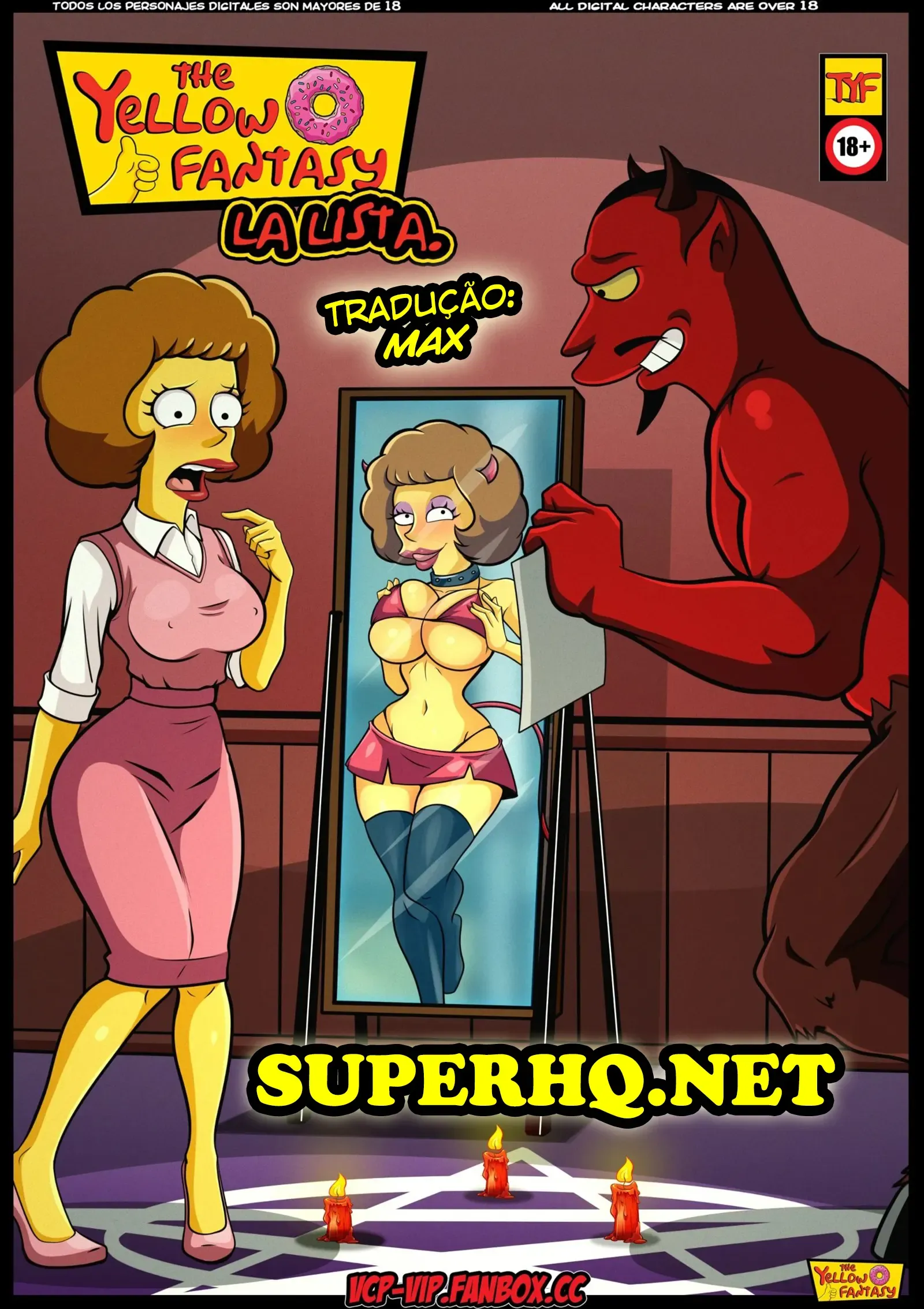 As Fantasias Proibidas da Família Simpson em Ação Explícita