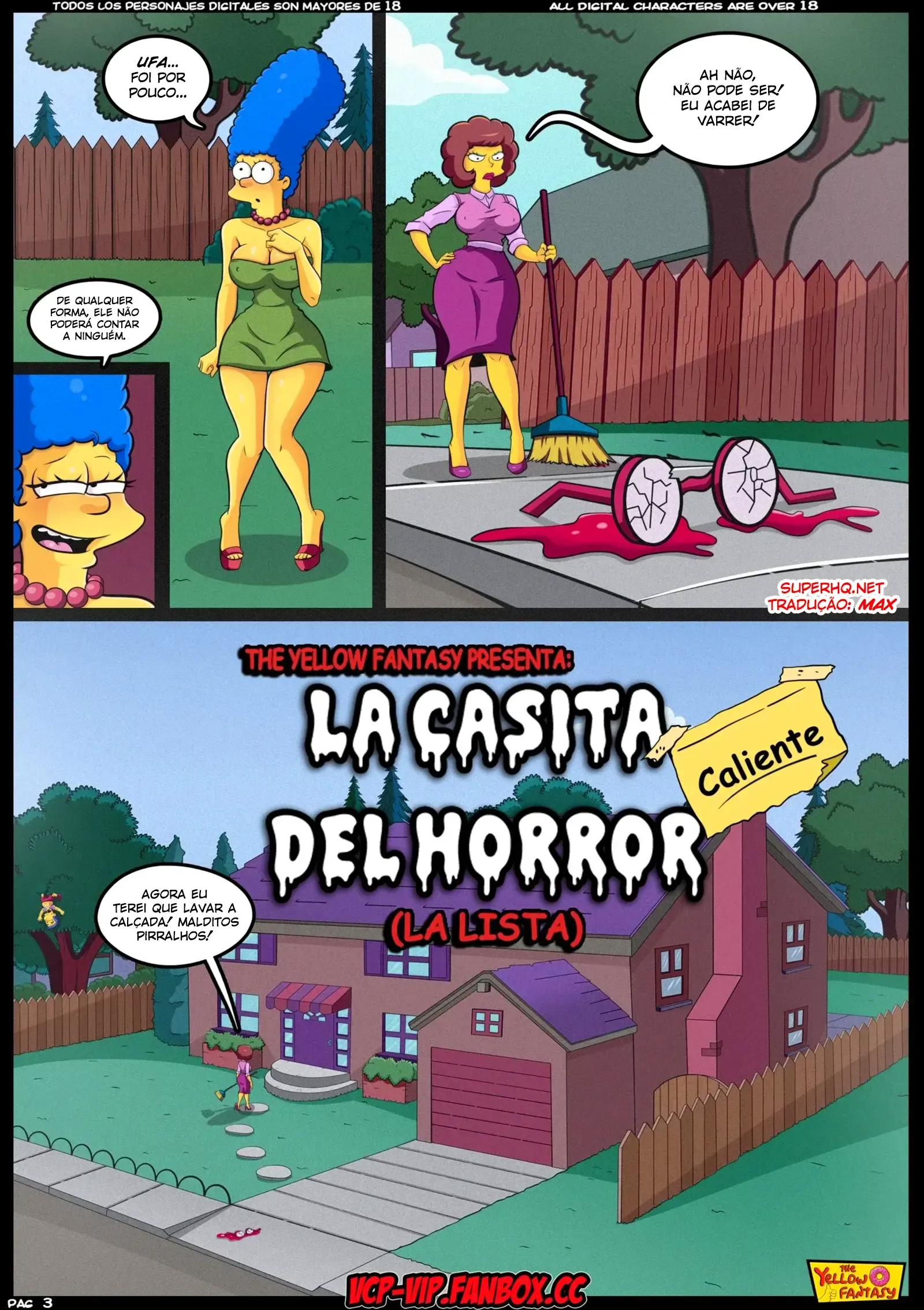 As Fantasias Proibidas da Família Simpson em Ação Explícita