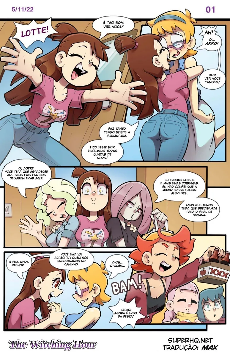 Hentai Explícito: Fetiche em Bruxas Safadas em Little Witch Academia