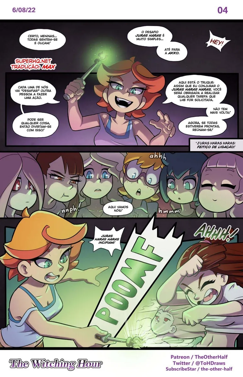 Hentai Explícito: Fetiche em Bruxas Safadas em Little Witch Academia