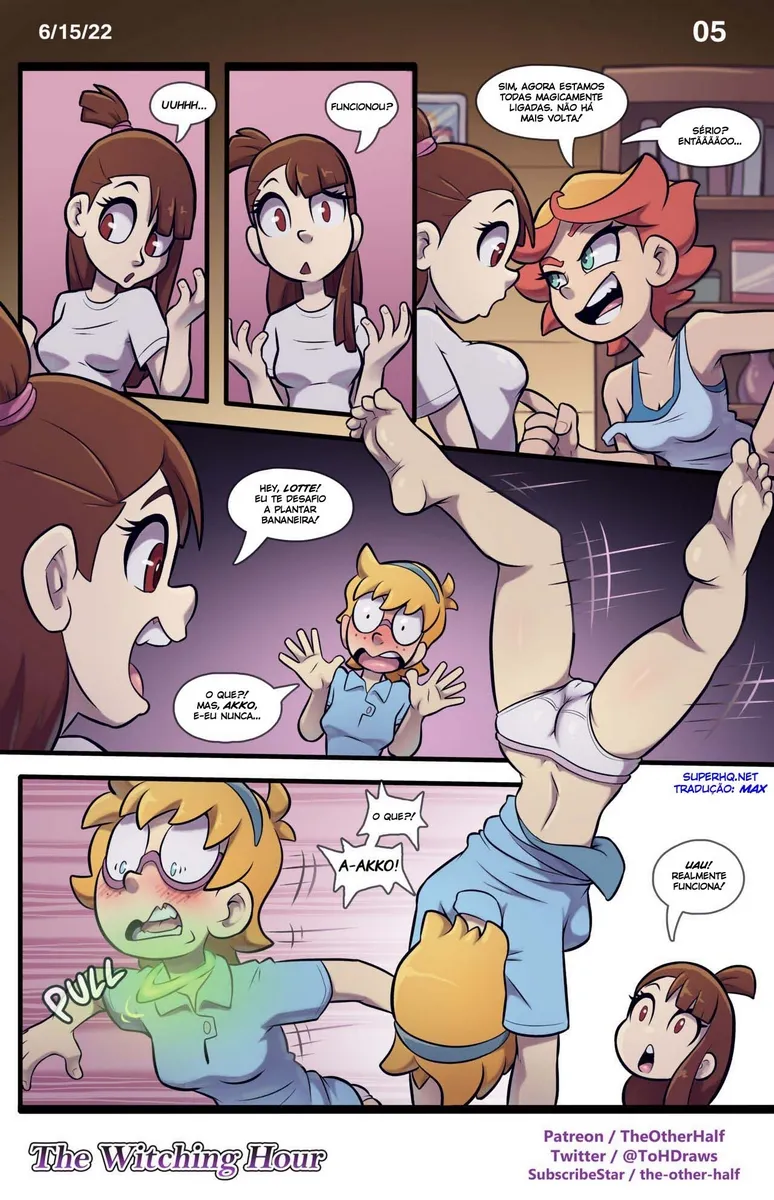 Hentai Explícito: Fetiche em Bruxas Safadas em Little Witch Academia