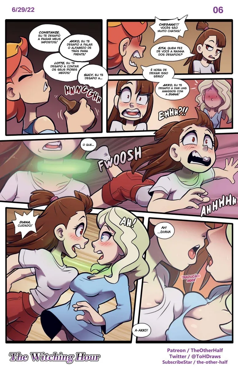 Hentai Explícito: Fetiche em Bruxas Safadas em Little Witch Academia