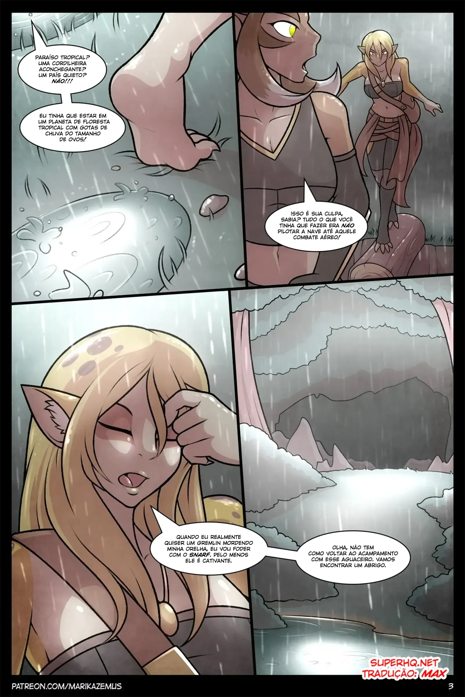 Thundercats - Chuva Erótica: Uma Noite Selvagem Com os Felinos Sensuais