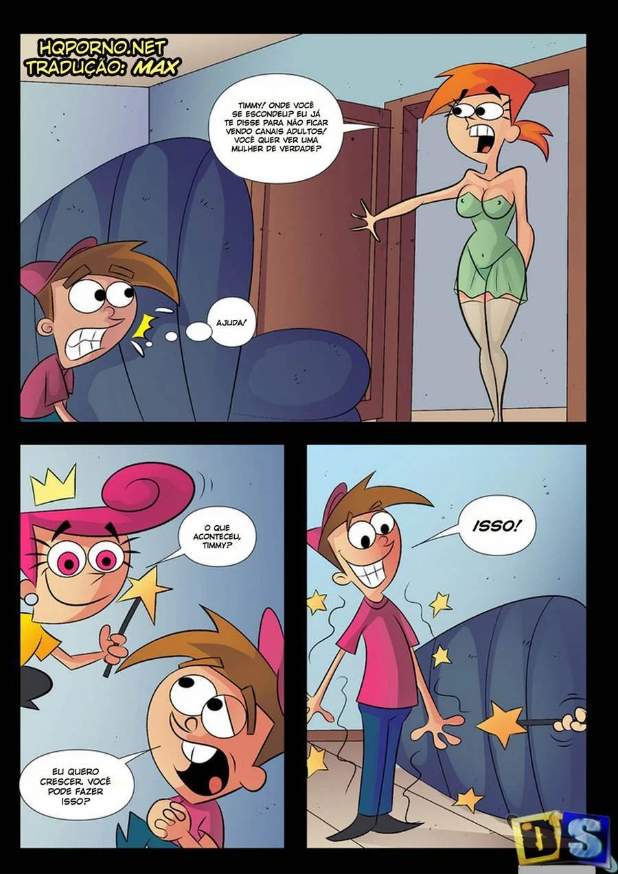 Timmy Explode nos Quadrinhos Proibidos dos Padrinhos Mágicos