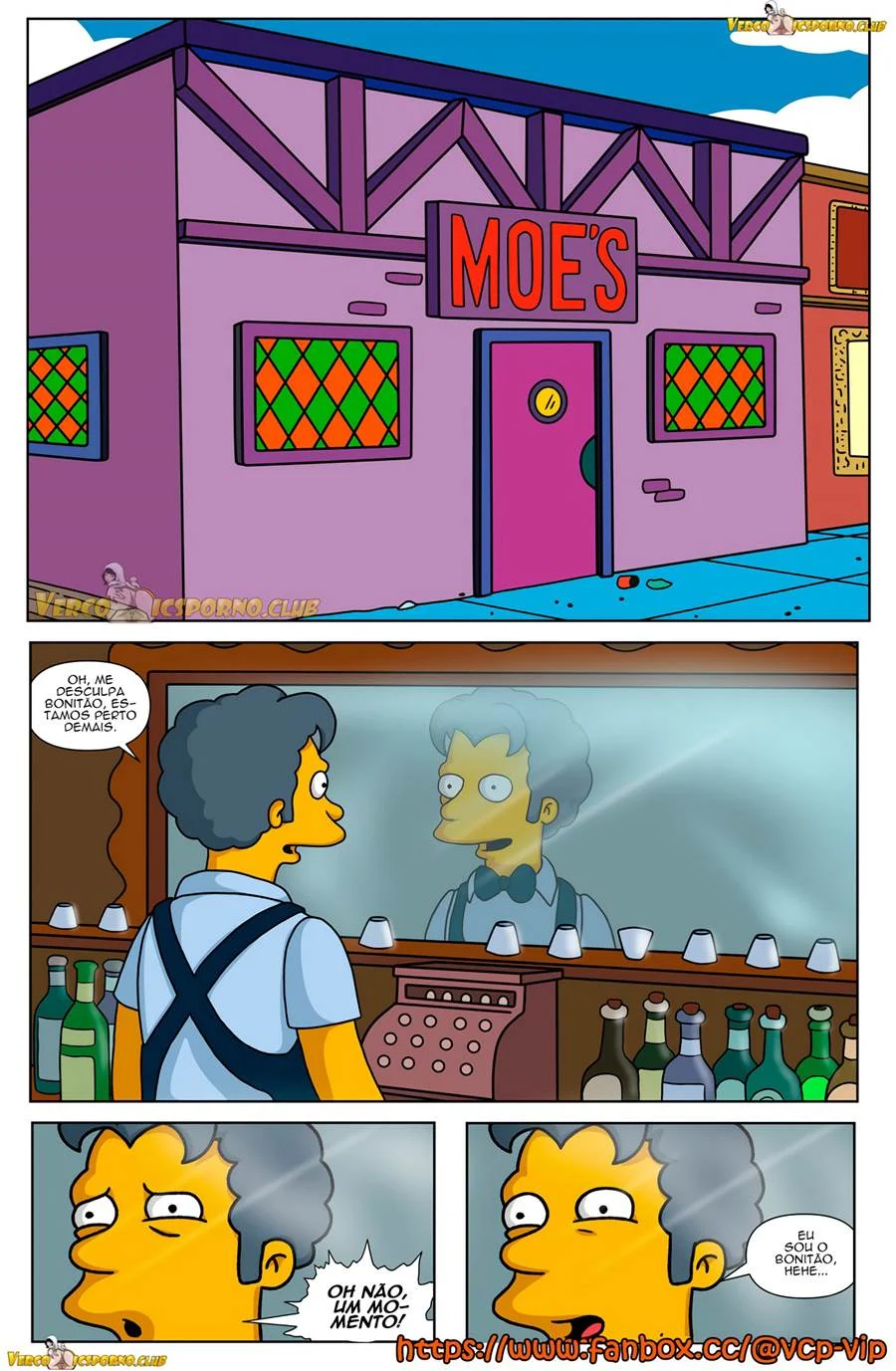 Titânia dos Simpsons em Cena Explícita de Sexo nos Quadrinhos