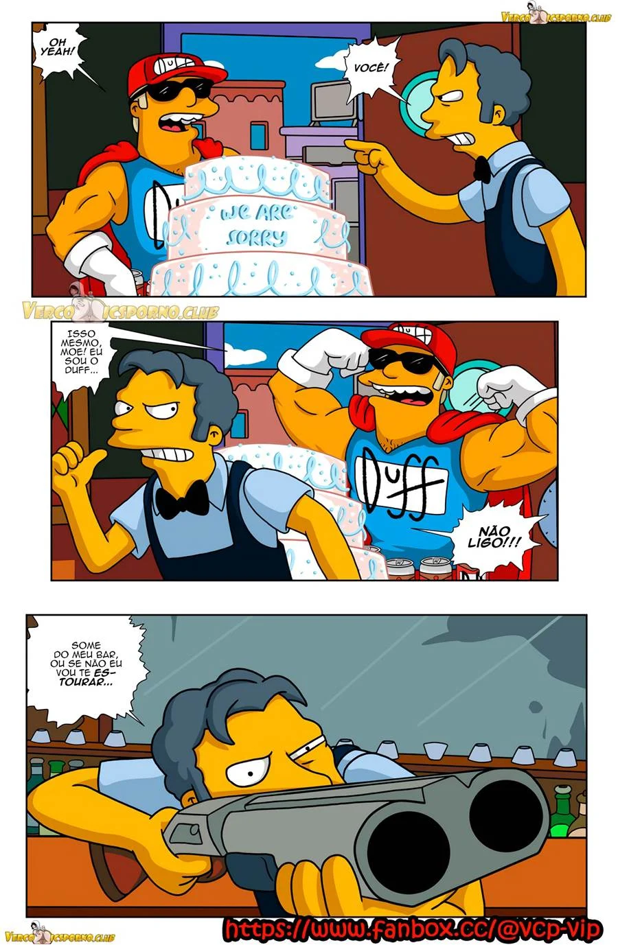 Titânia dos Simpsons em Cena Explícita de Sexo nos Quadrinhos