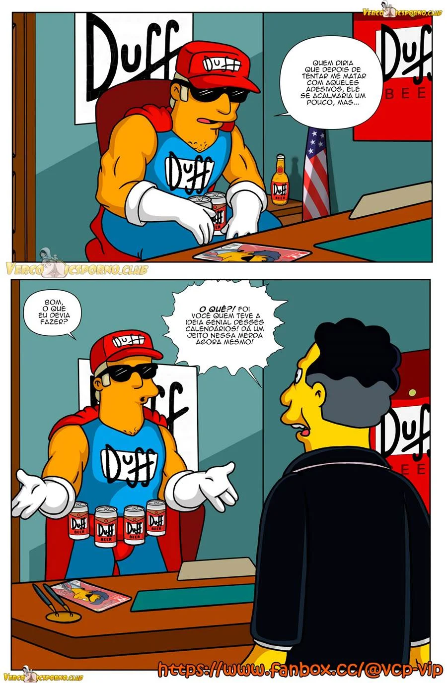 Titânia dos Simpsons em Cena Explícita de Sexo nos Quadrinhos