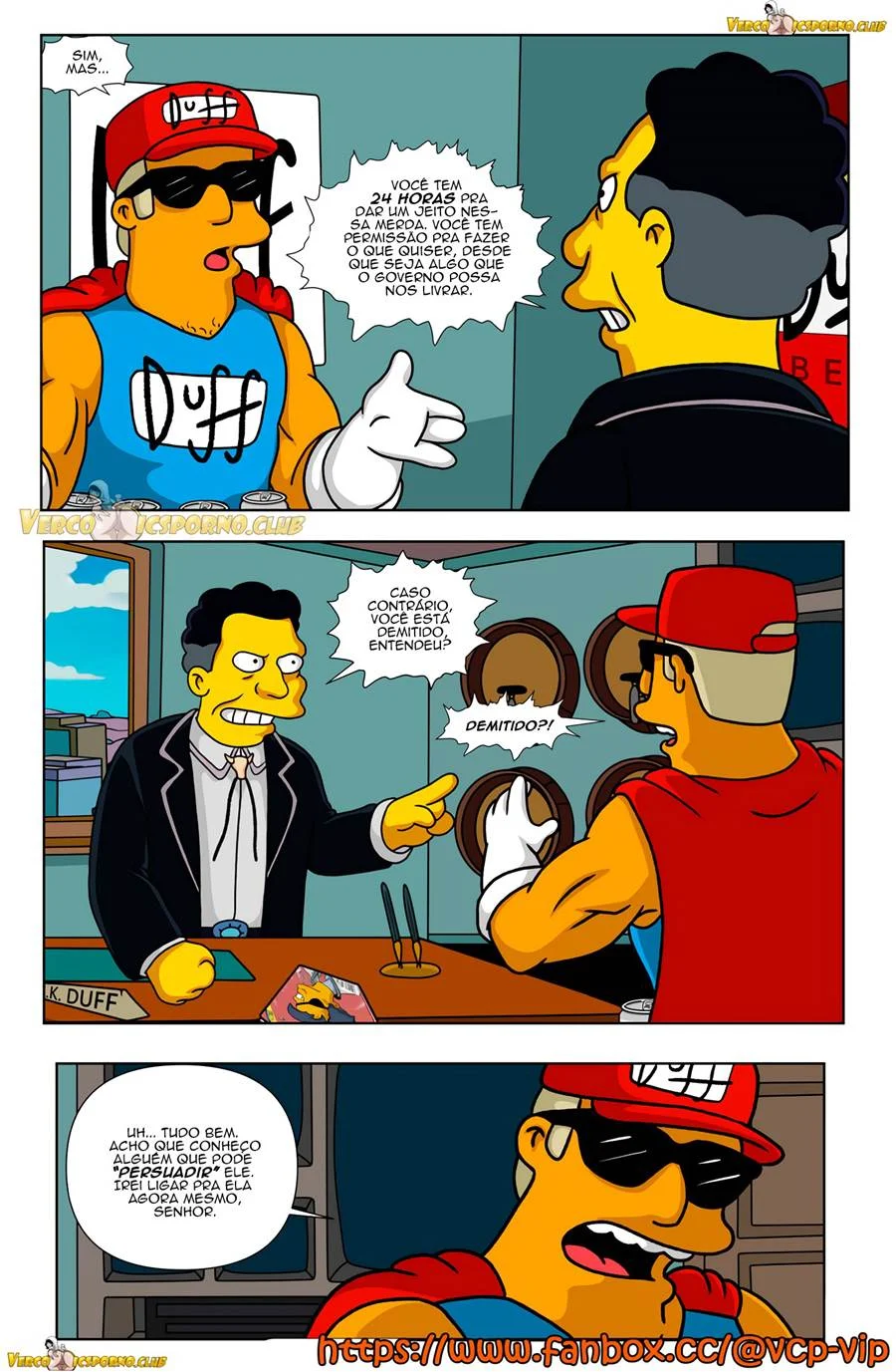 Titânia dos Simpsons em Cena Explícita de Sexo nos Quadrinhos