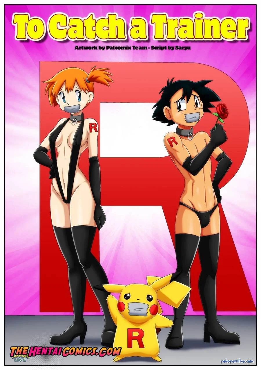 Safada Tentando Pegar Seu Treinador Pokémon em HQ Explícita