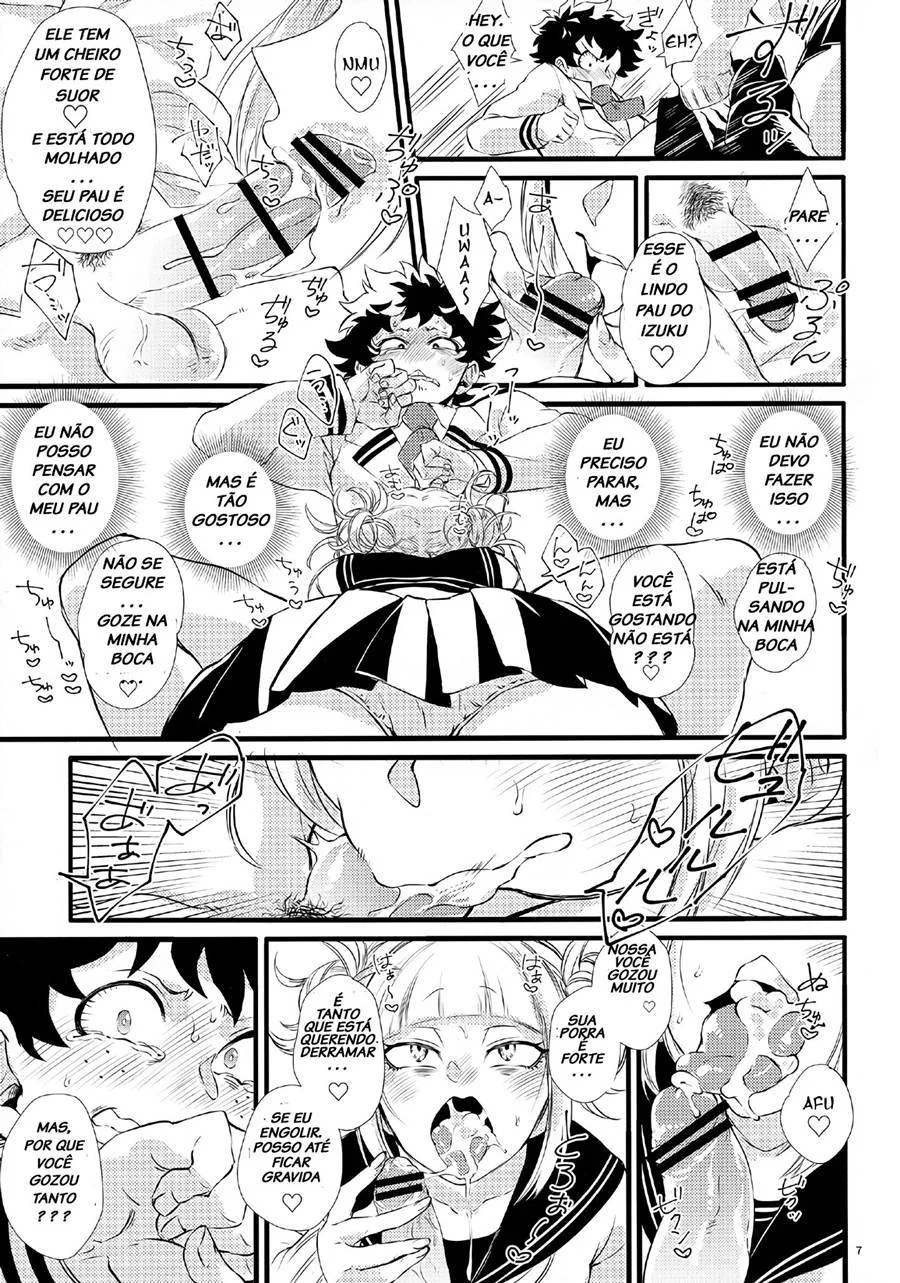 Deku fode a Toga até gozar em HQ picante de My Hero Academia