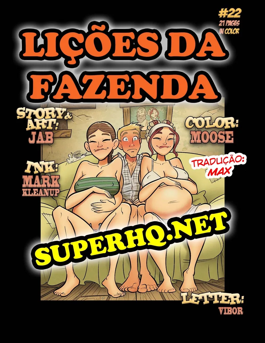 Mamãe Me Ensina Tudo na Fazenda: Sexo Explícito e Putaria em HQ