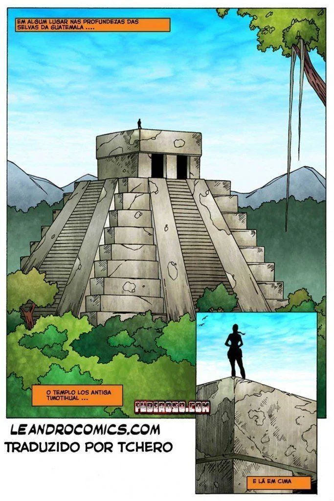 Lara Croft Violada Pelos Nativos Selvagens: Sexo Brutal na Selva