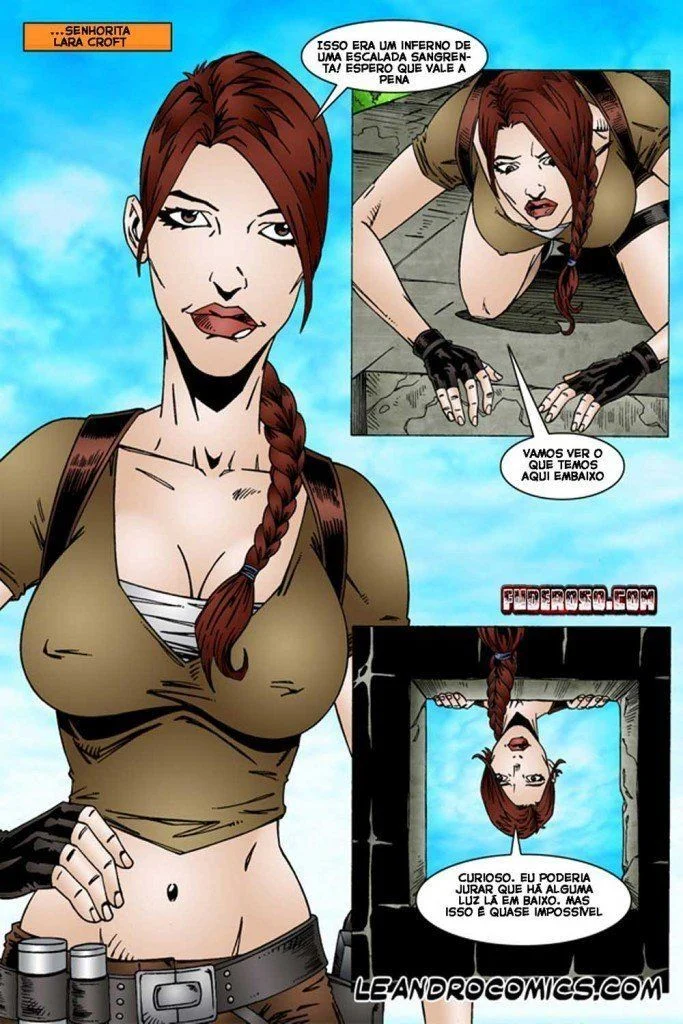 Lara Croft Violada Pelos Nativos Selvagens: Sexo Brutal na Selva