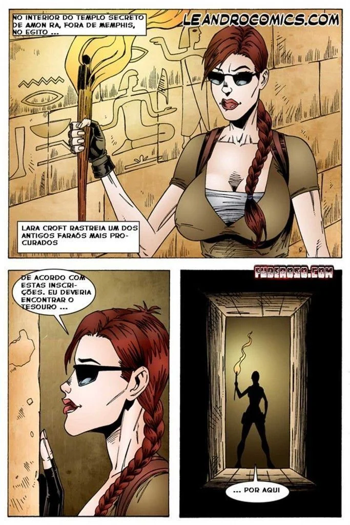 Lara Croft Violada Pelos Nativos Selvagens: Sexo Brutal na Selva