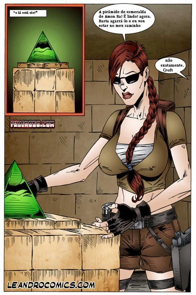 Lara Croft Violada Pelos Nativos Selvagens: Sexo Brutal na Selva