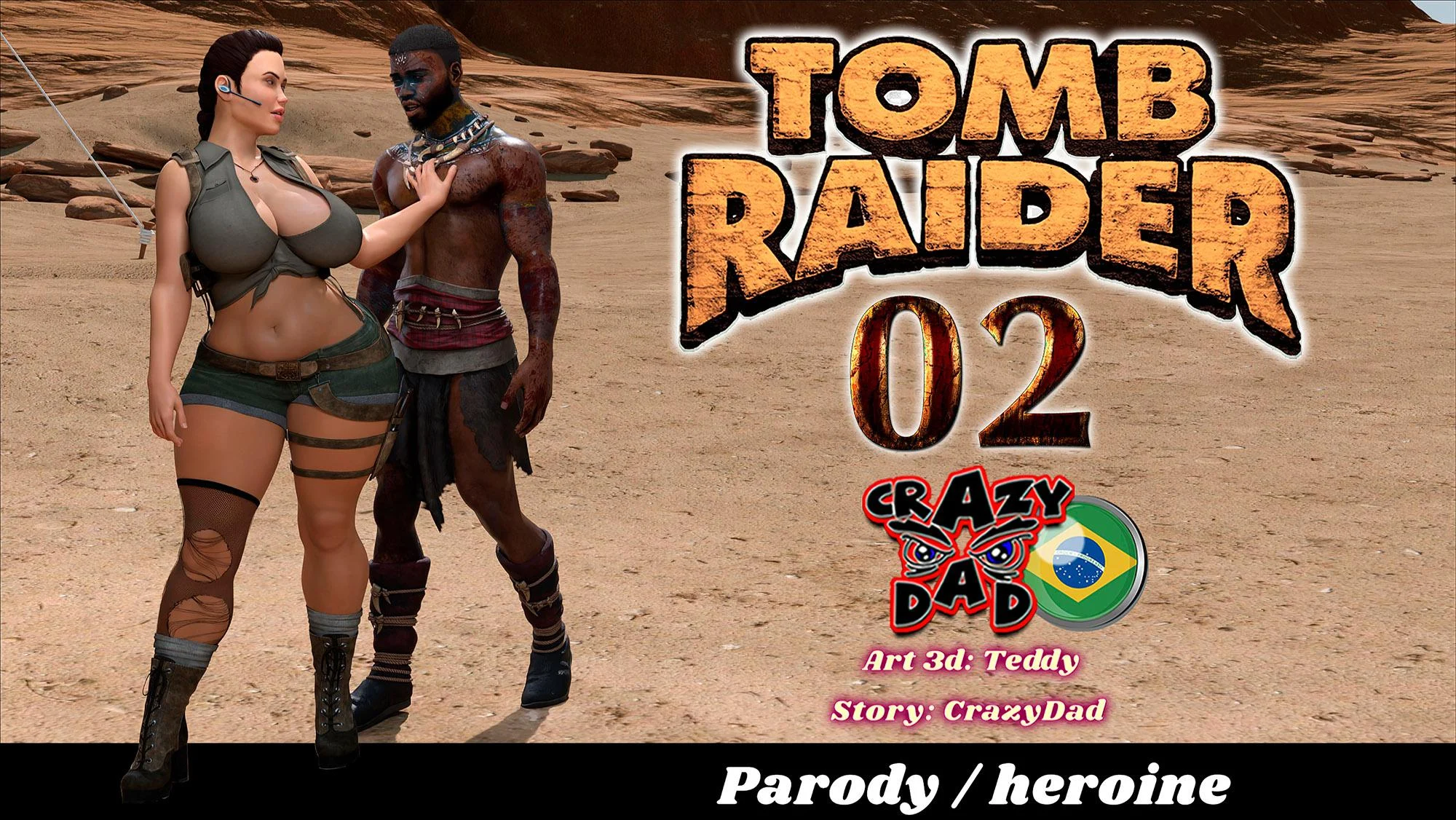 Tomb Raider: Quadrinhos Picantes da Lara Croft em Ação Explícita