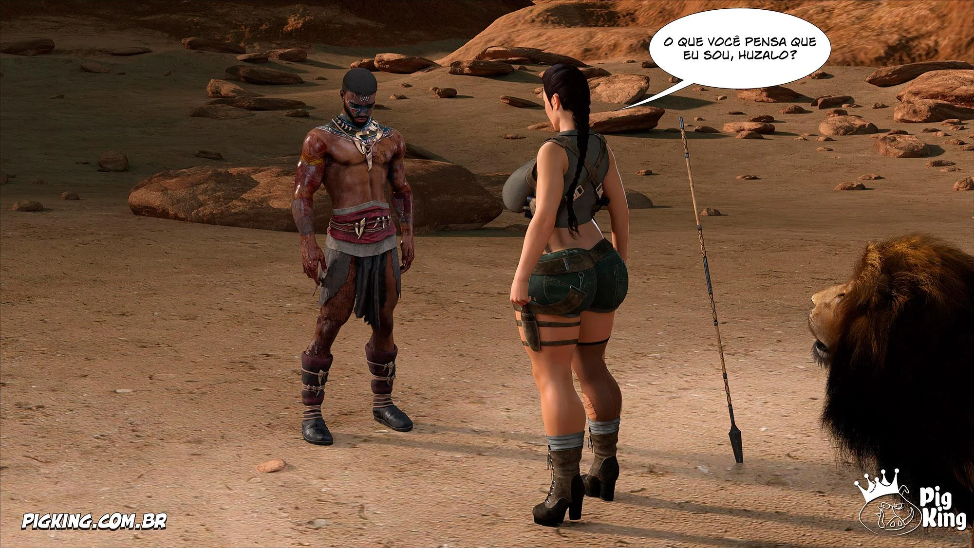 Tomb Raider: Quadrinhos Picantes da Lara Croft em Ação Explícita