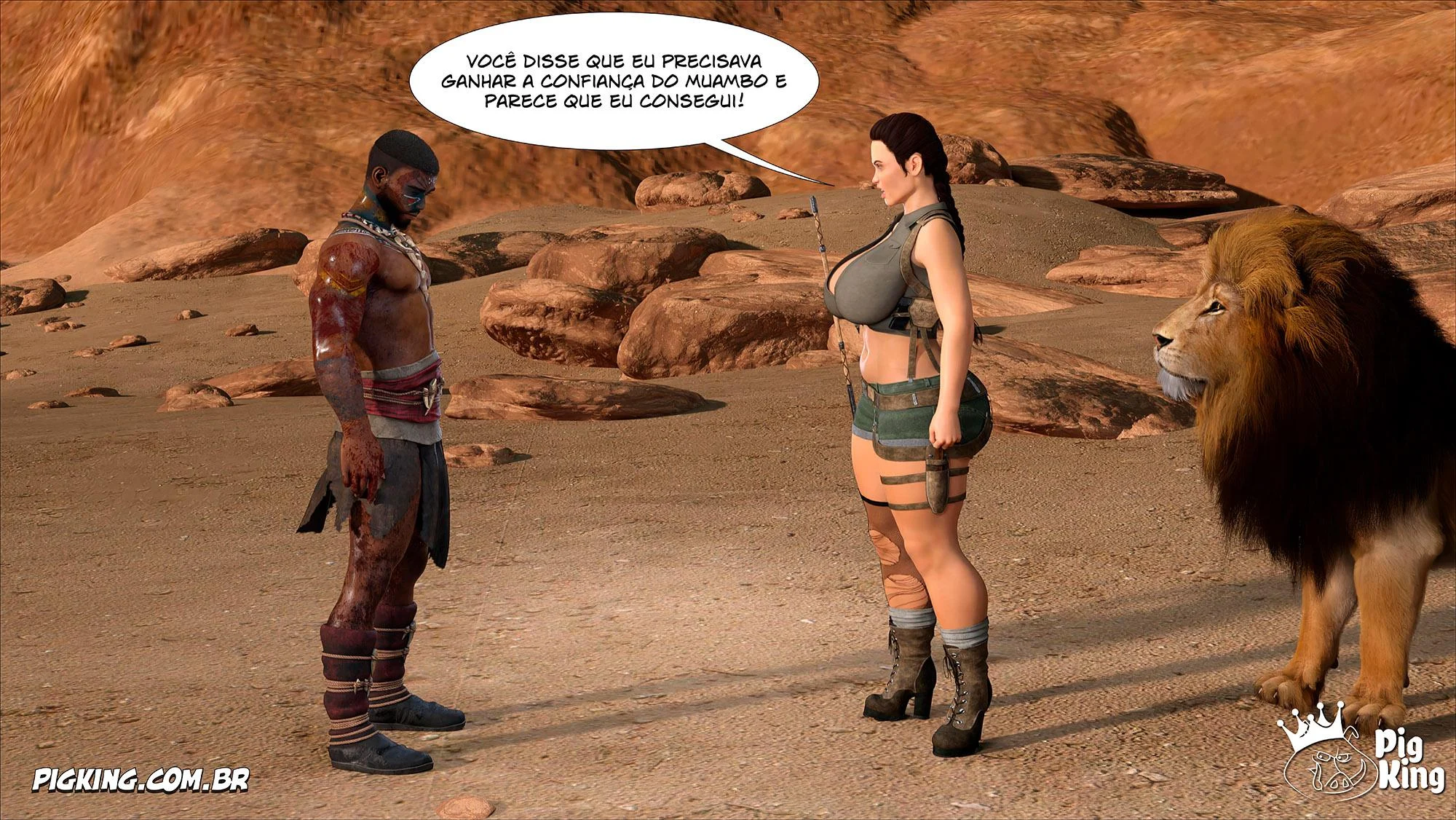 Tomb Raider: Quadrinhos Picantes da Lara Croft em Ação Explícita
