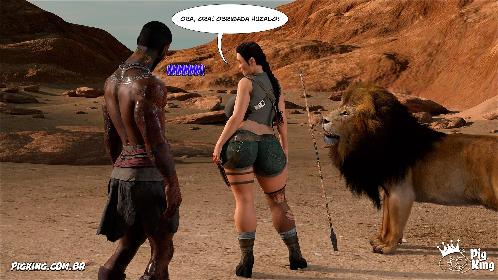 Tomb Raider: Quadrinhos Picantes da Lara Croft em Ação Explícita