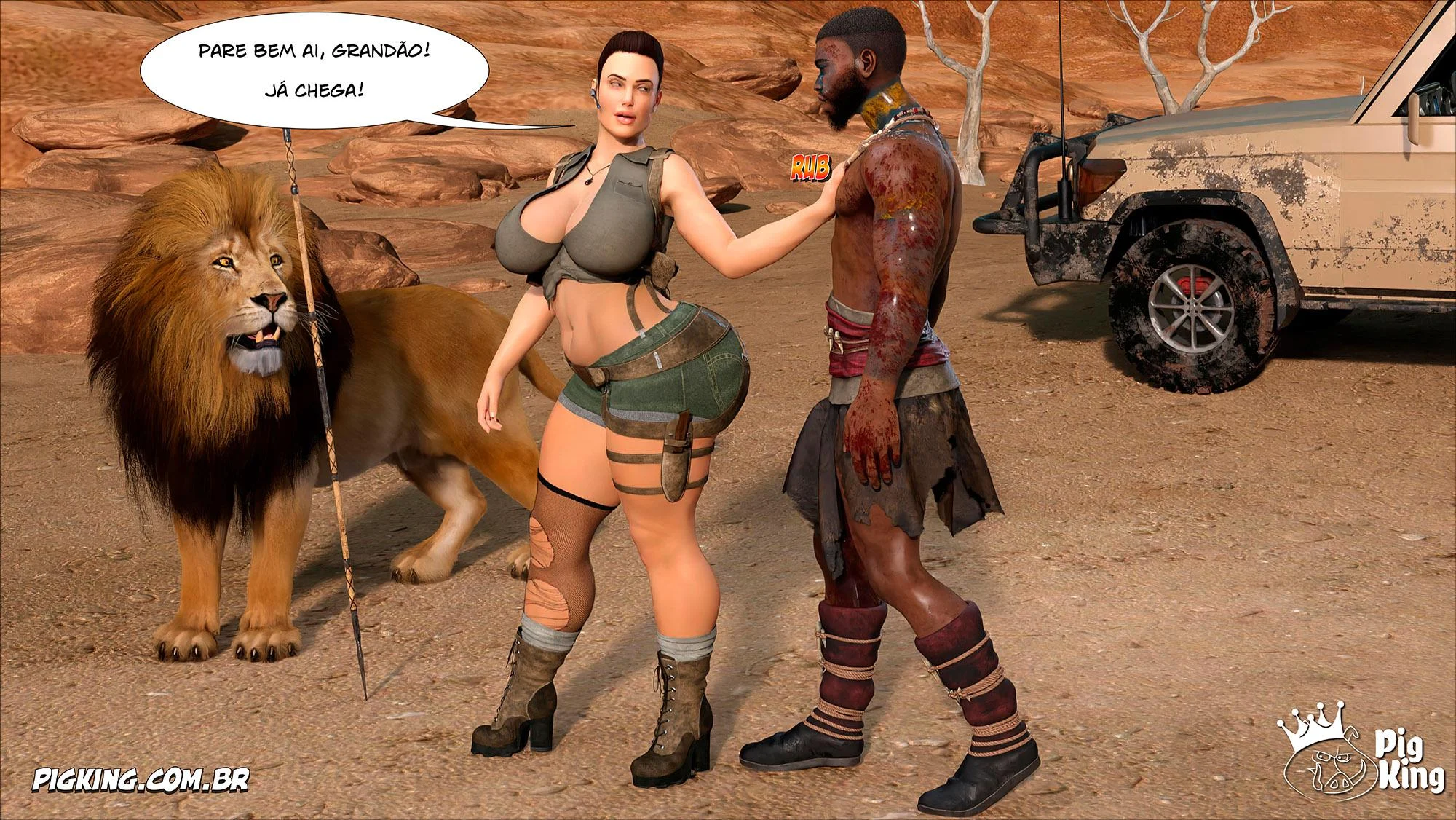 Tomb Raider: Quadrinhos Picantes da Lara Croft em Ação Explícita