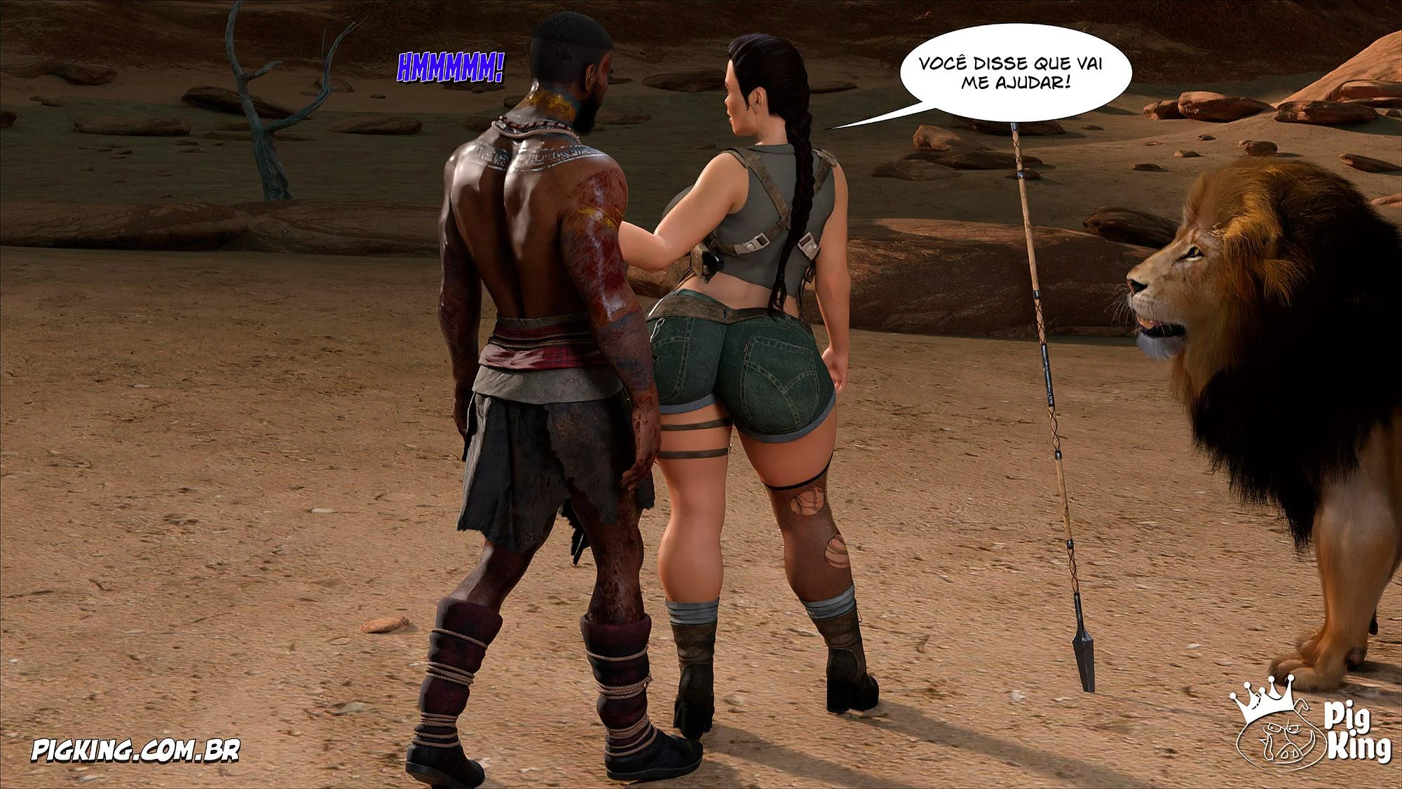 Tomb Raider: Quadrinhos Picantes da Lara Croft em Ação Explícita