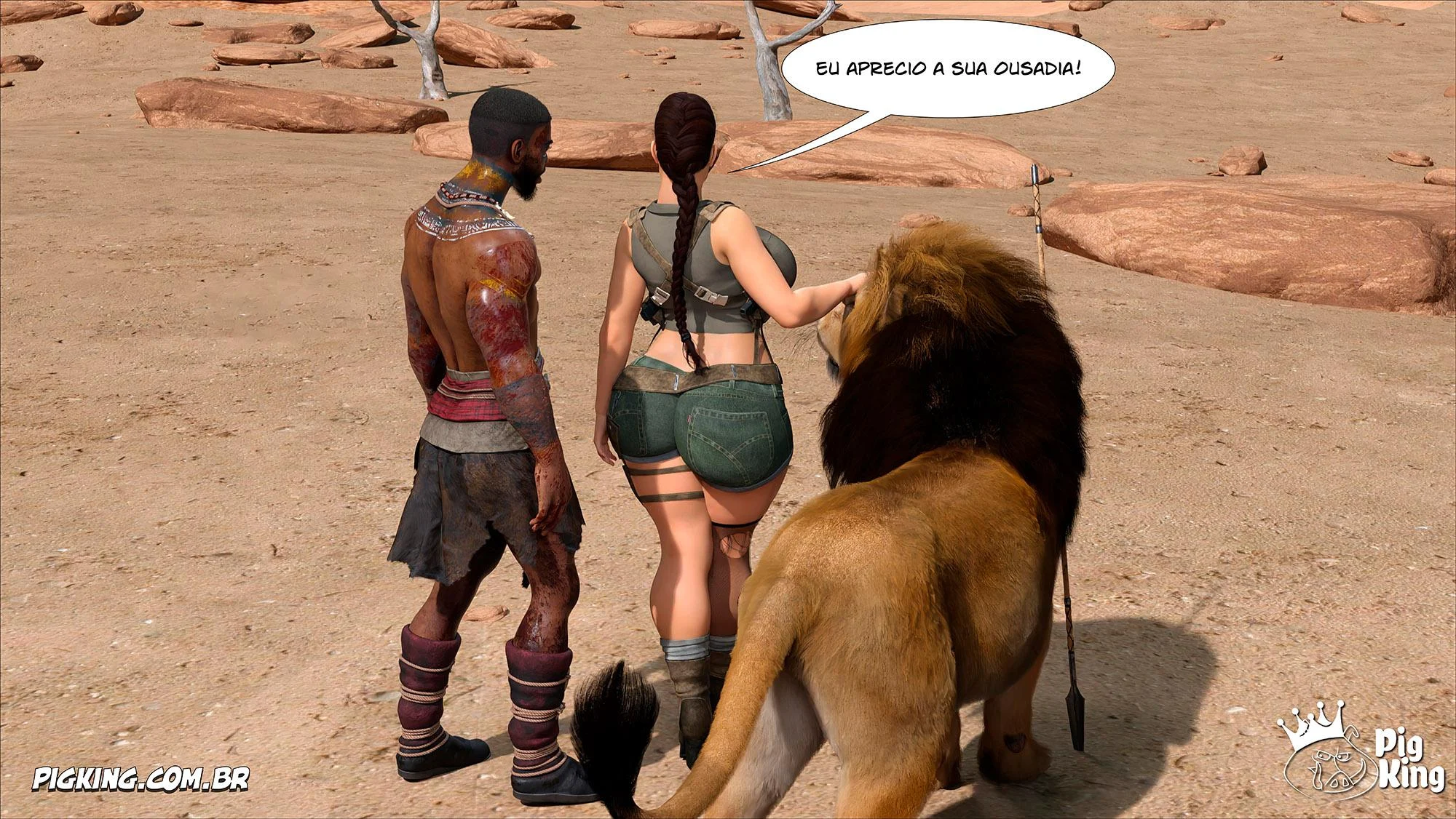 Tomb Raider: Quadrinhos Picantes da Lara Croft em Ação Explícita