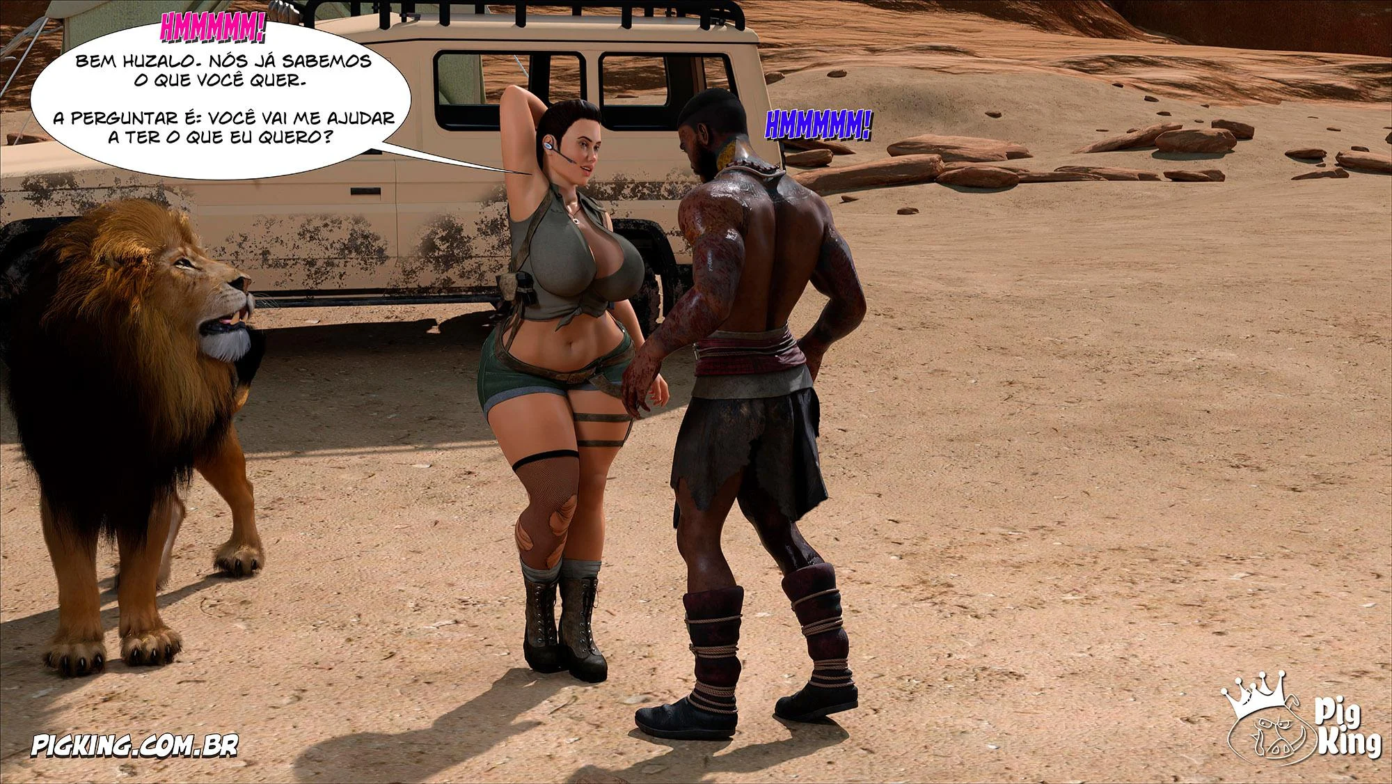Tomb Raider: Quadrinhos Picantes da Lara Croft em Ação Explícita