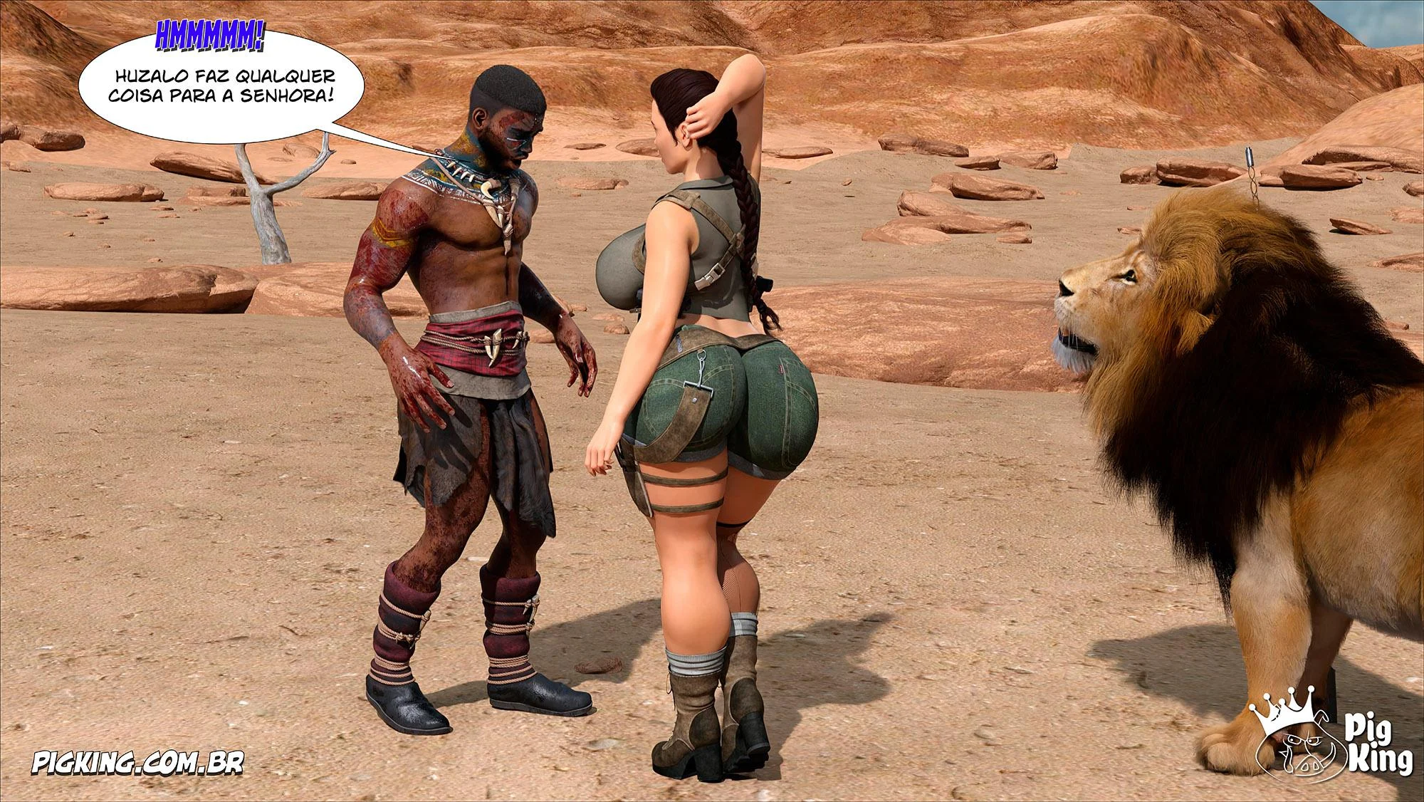 Tomb Raider: Quadrinhos Picantes da Lara Croft em Ação Explícita