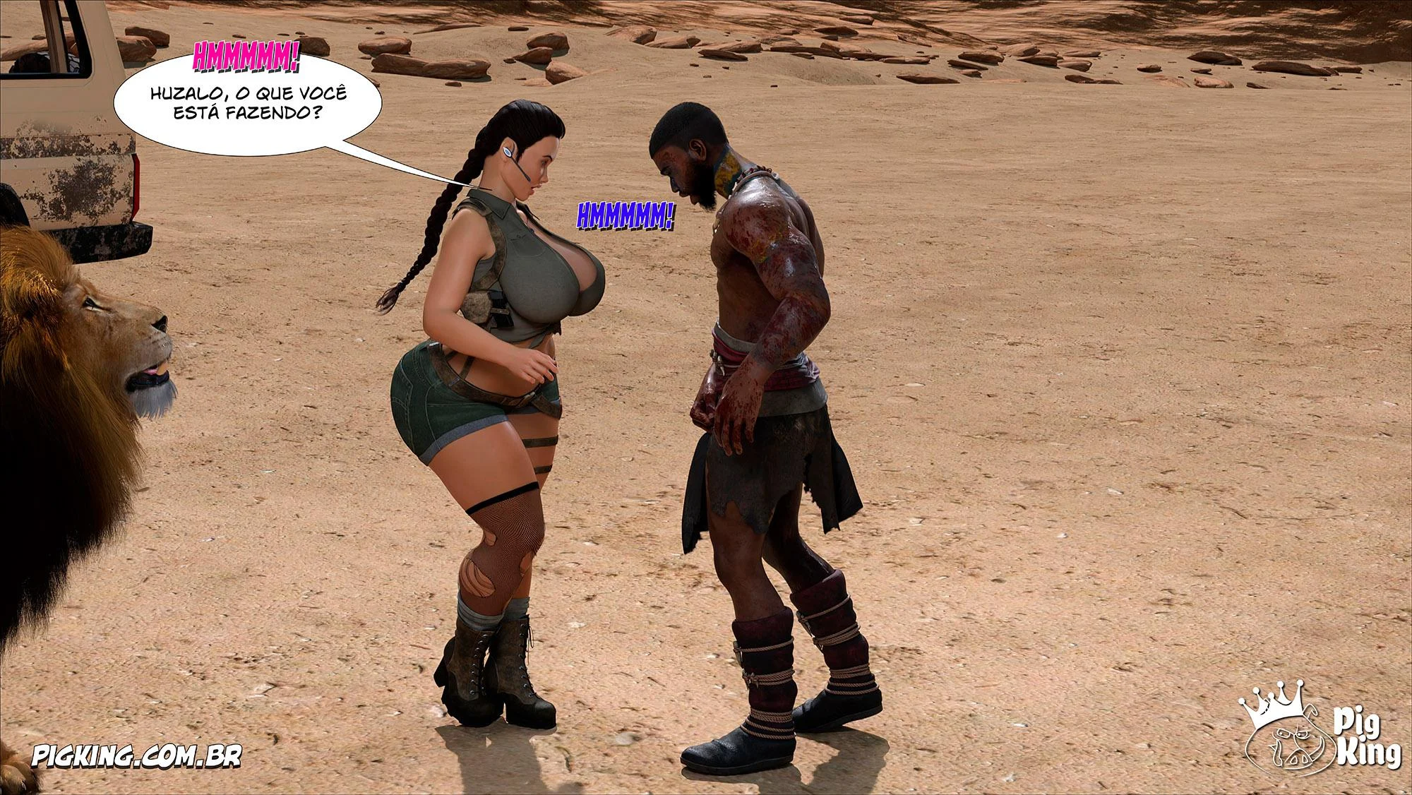 Tomb Raider: Quadrinhos Picantes da Lara Croft em Ação Explícita