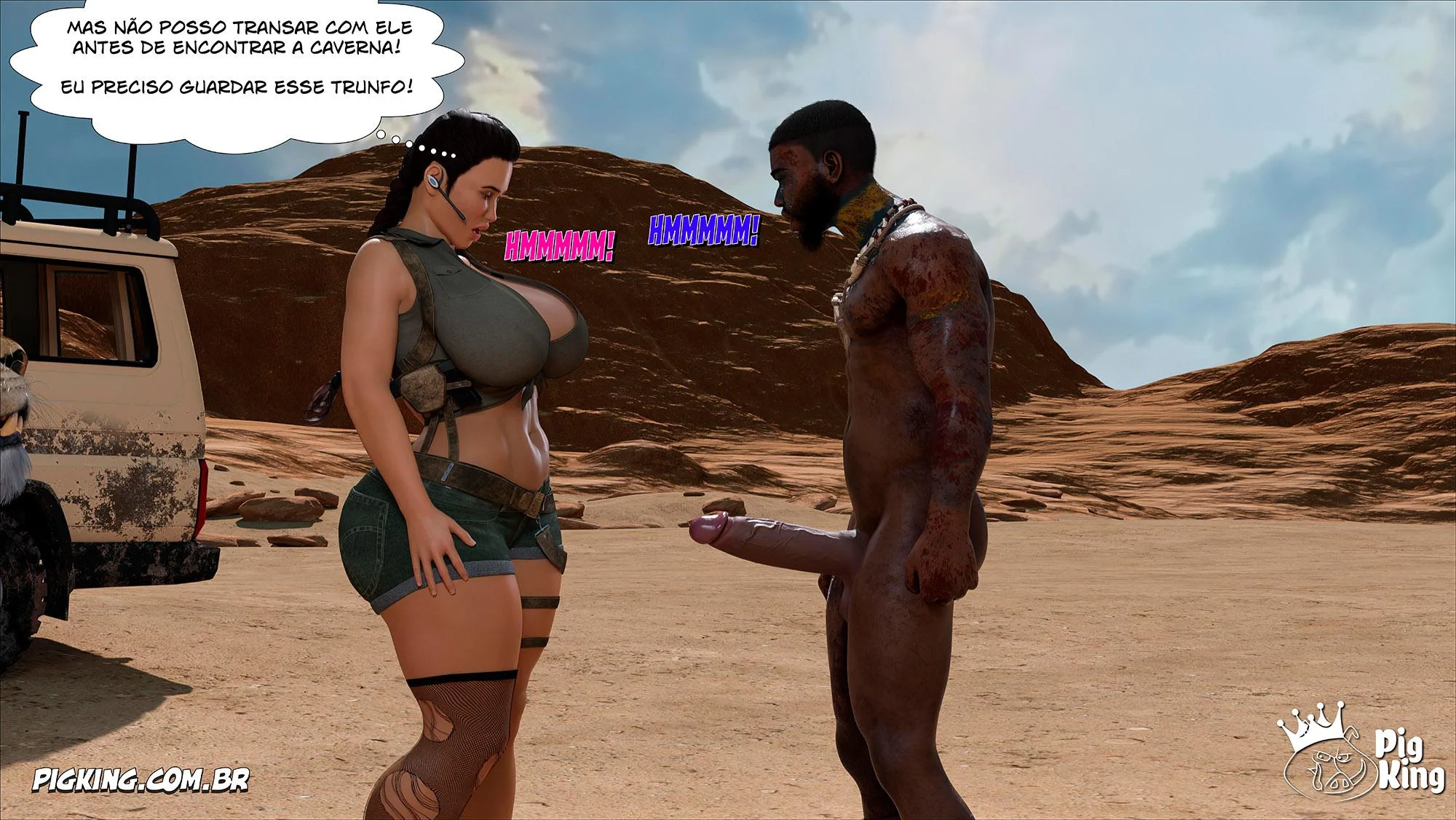 Tomb Raider: Quadrinhos Picantes da Lara Croft em Ação Explícita