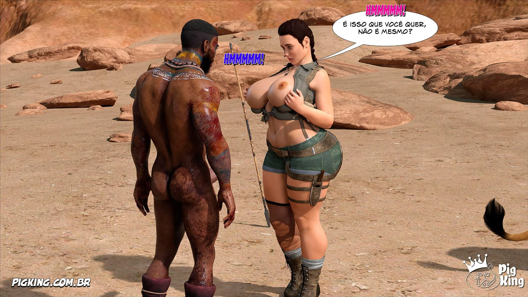 Tomb Raider: Quadrinhos Picantes da Lara Croft em Ação Explícita