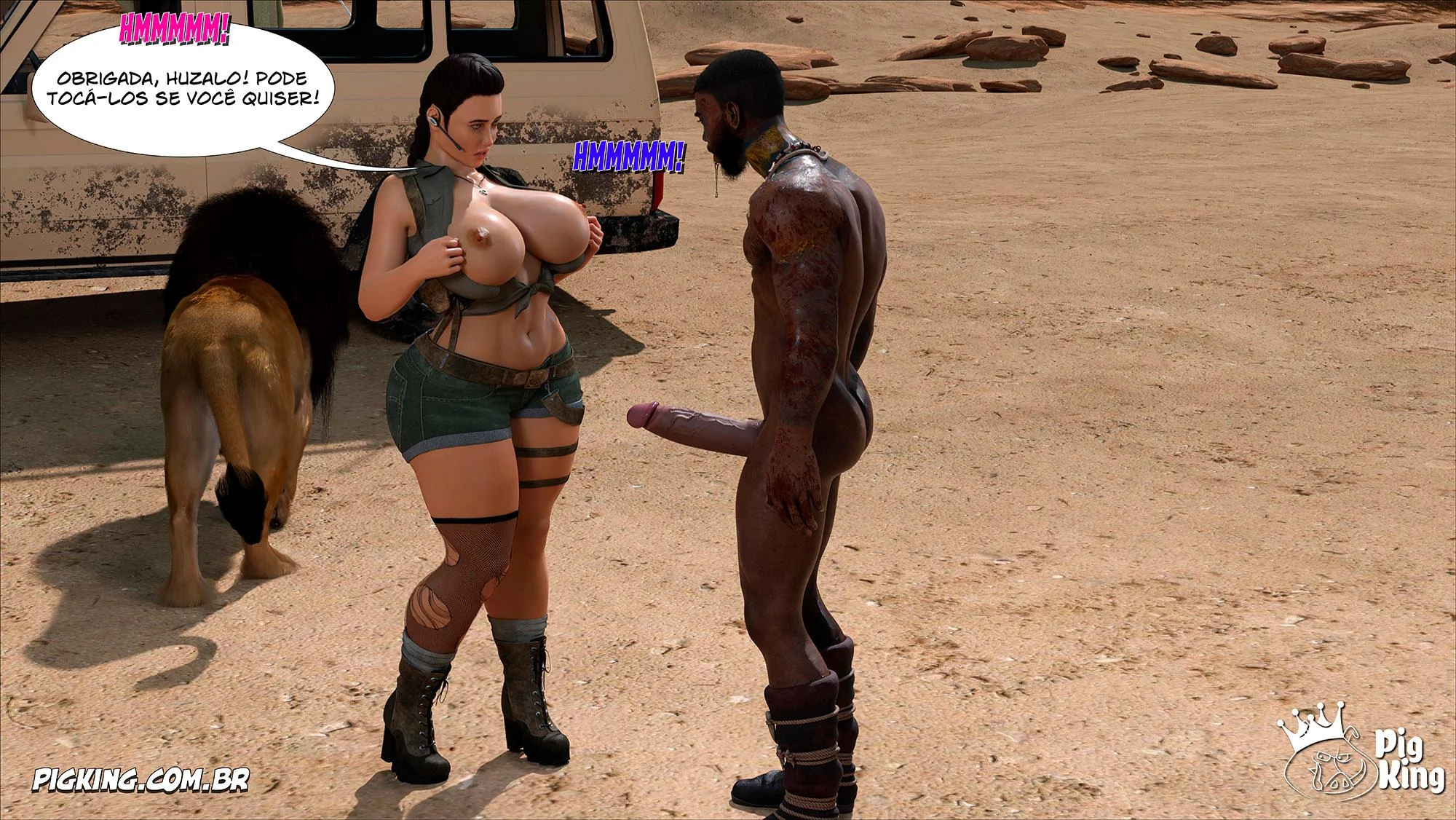 Tomb Raider: Quadrinhos Picantes da Lara Croft em Ação Explícita