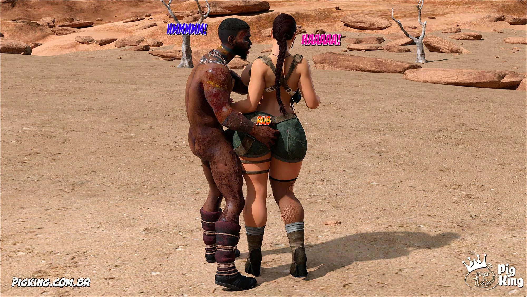 Tomb Raider: Quadrinhos Picantes da Lara Croft em Ação Explícita