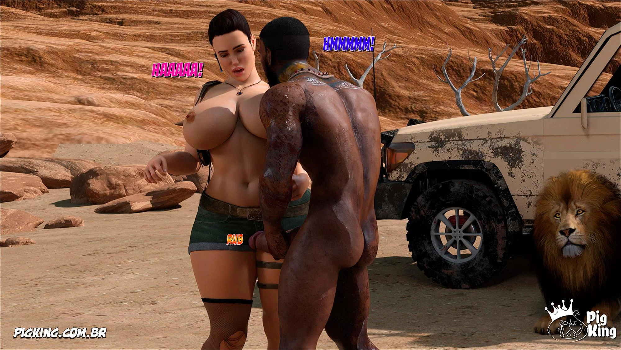 Tomb Raider: Quadrinhos Picantes da Lara Croft em Ação Explícita