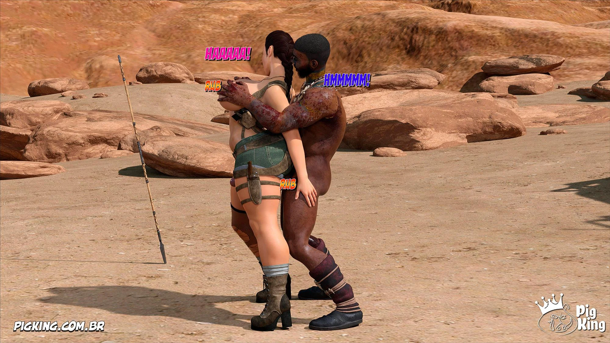 Tomb Raider: Quadrinhos Picantes da Lara Croft em Ação Explícita