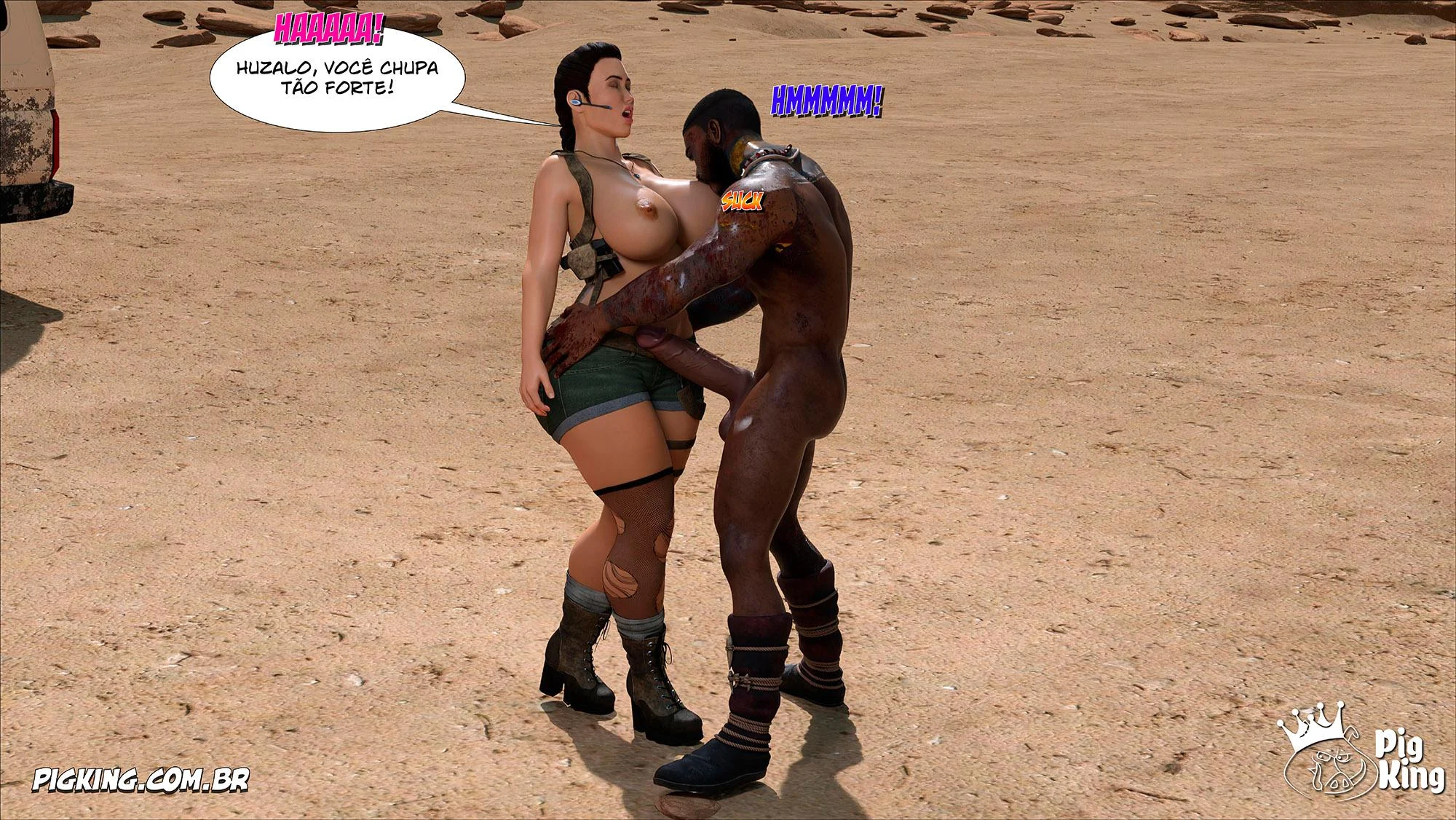 Tomb Raider: Quadrinhos Picantes da Lara Croft em Ação Explícita
