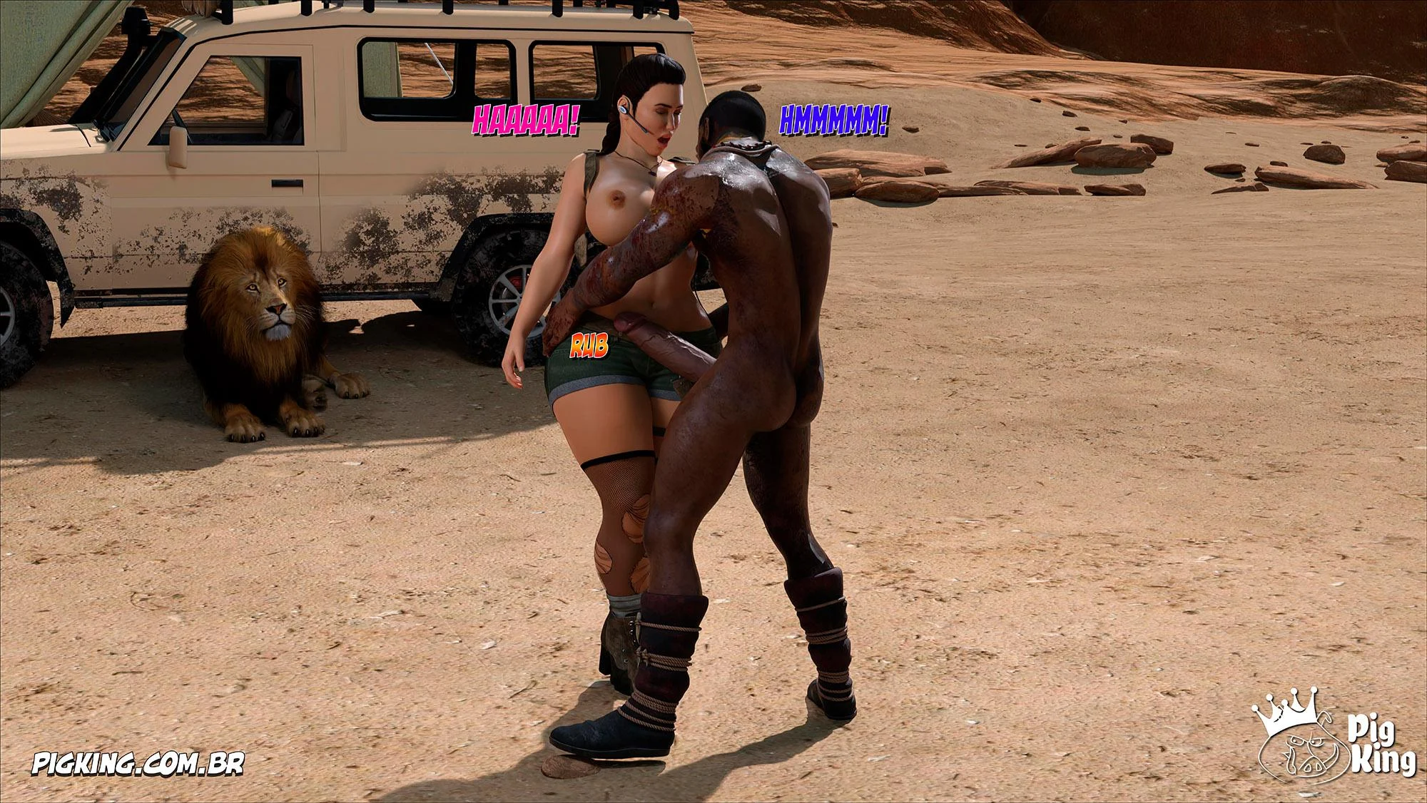 Tomb Raider: Quadrinhos Picantes da Lara Croft em Ação Explícita