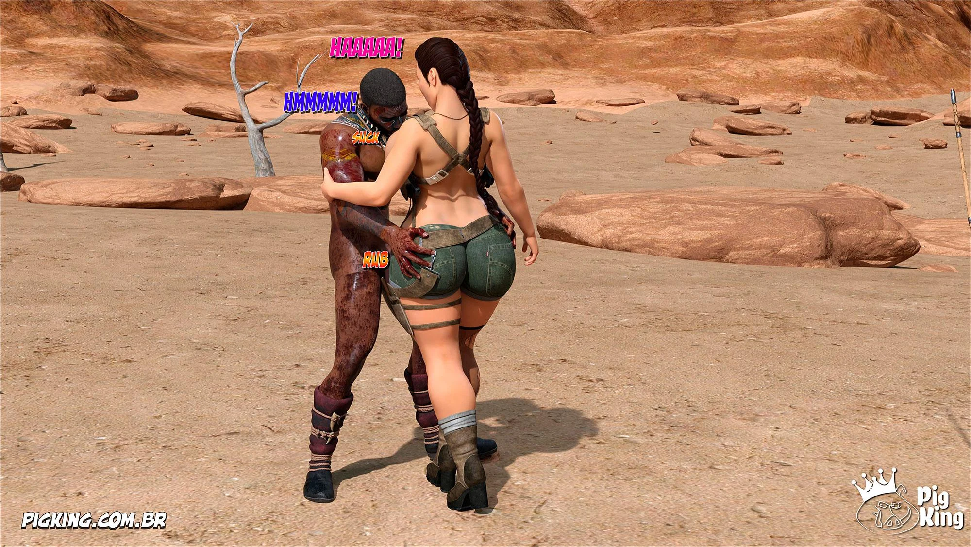 Tomb Raider: Quadrinhos Picantes da Lara Croft em Ação Explícita