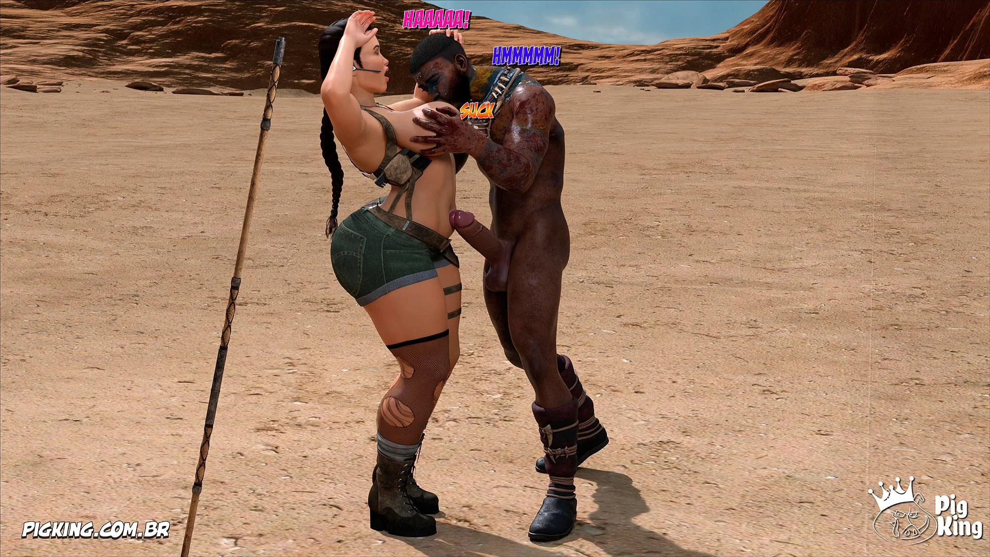 Tomb Raider: Quadrinhos Picantes da Lara Croft em Ação Explícita