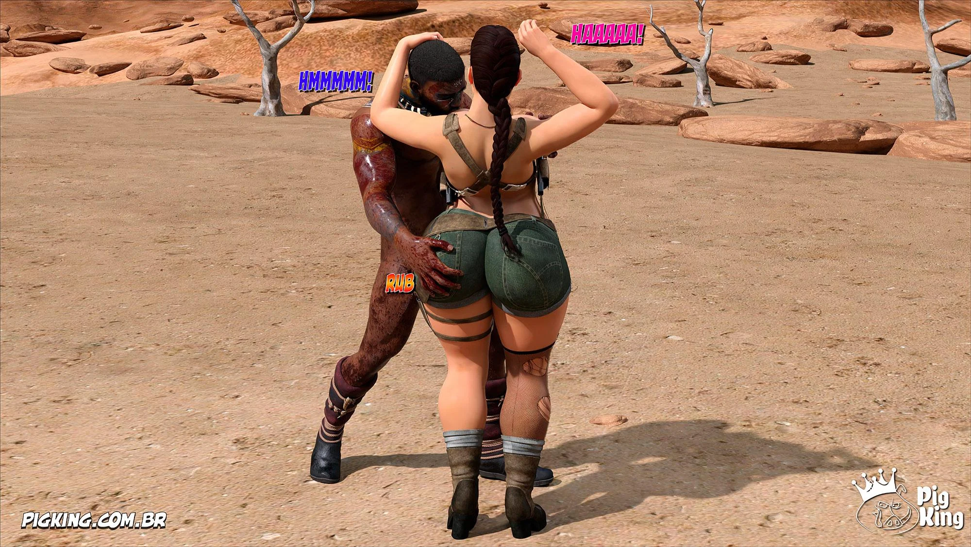 Tomb Raider: Quadrinhos Picantes da Lara Croft em Ação Explícita